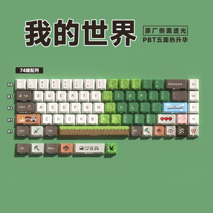 Minecraft Keyboard Keycaps