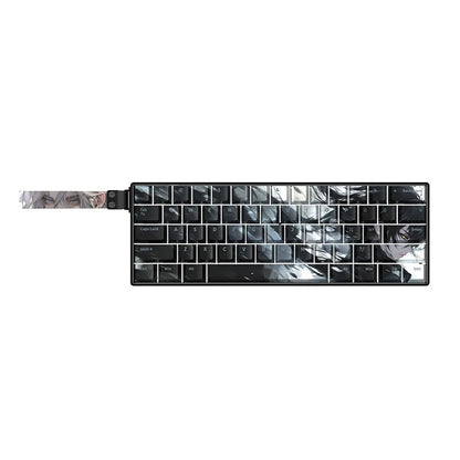 Wireless Bluetooth Tri-Mode Compact Mechanical Keyboard, 61 Keys, Gaming, PBT, Customizable, Silent