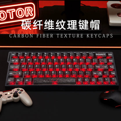Carbon Fiber Texture Keycaps