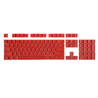 ABS Two-Tone Injection-Molded Black and White Mechanical Keyboard Keycaps with Transparent, Closed-Character Design; Compatible with 61-, 87-, and 104-Key Keyboards